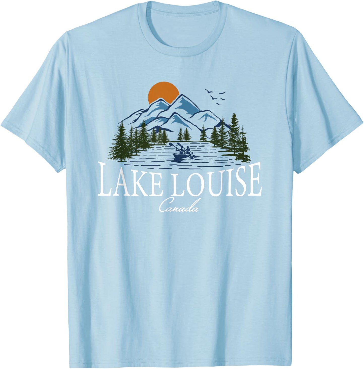 Lake Louise Alberta Canada T-Shirt - T-Shirt | Light Blue