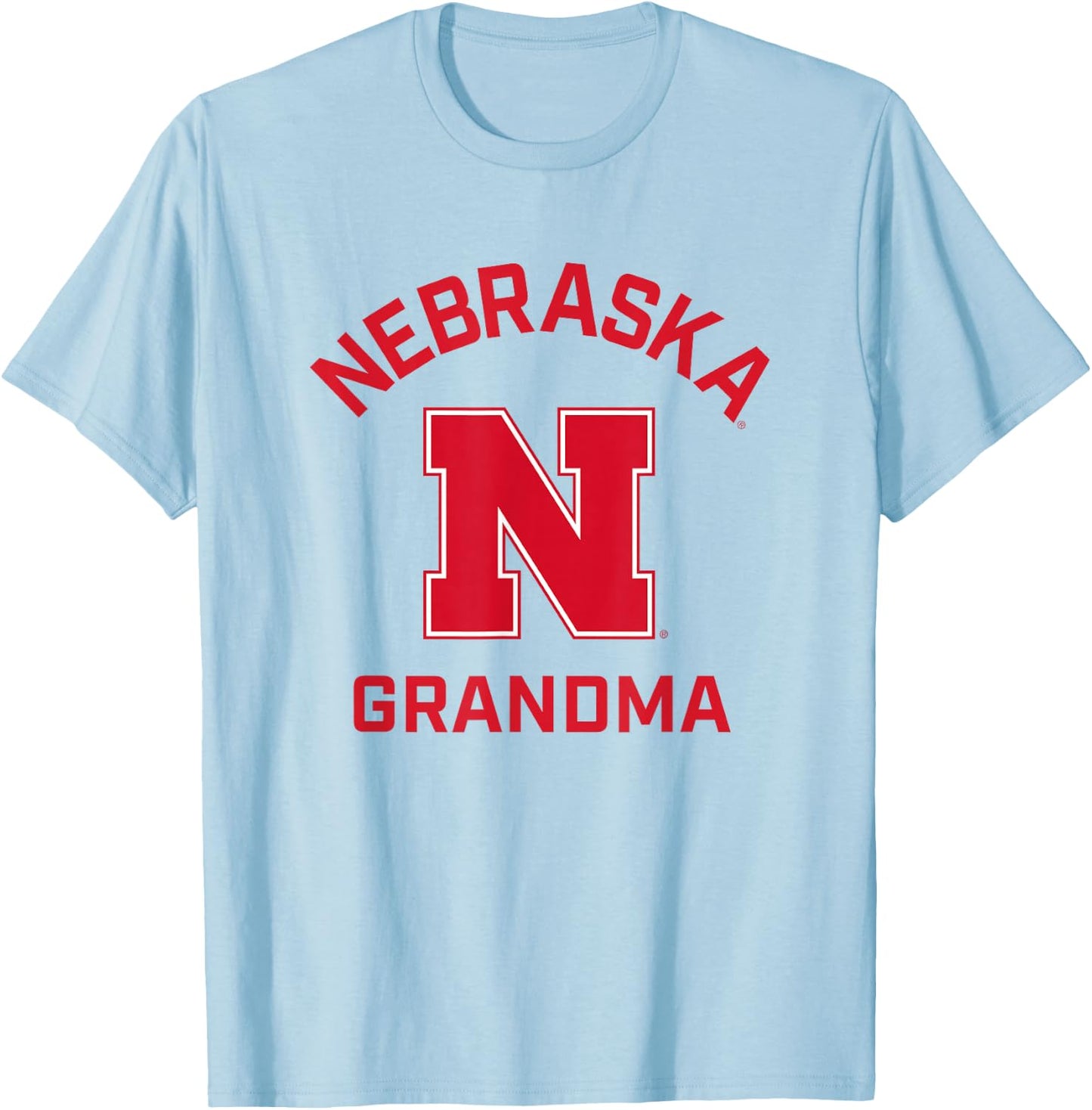 University of Nebraska Cornhuskers Arched Grandma T-Shirt - T-Shirt | Light Blue