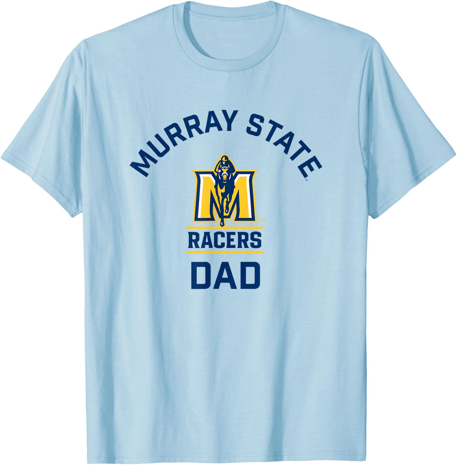 Murray State University Racers Arched Dad T-Shirt - T-Shirt | Light Blue