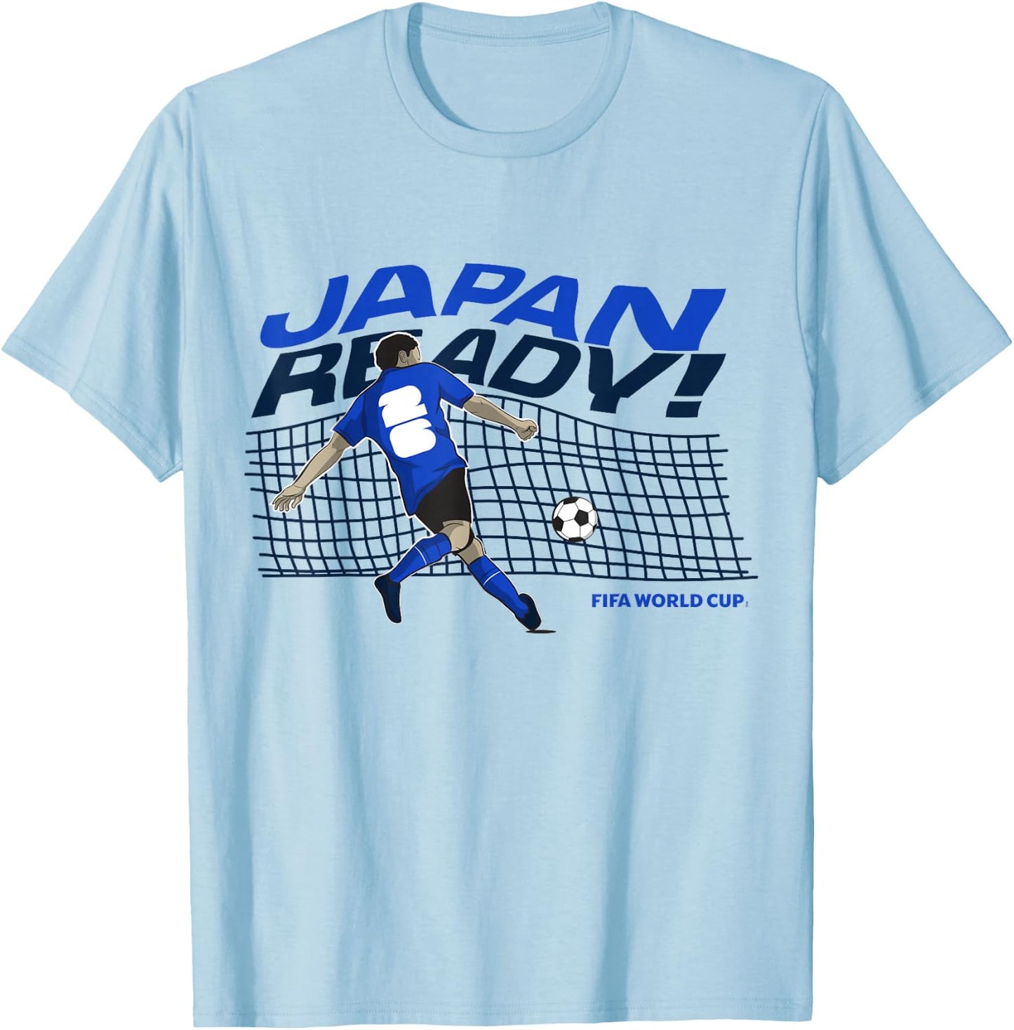 FIFA WORLD CUP26 Qualifier Japan Ready T-Shirt - T-Shirt | Light Blue