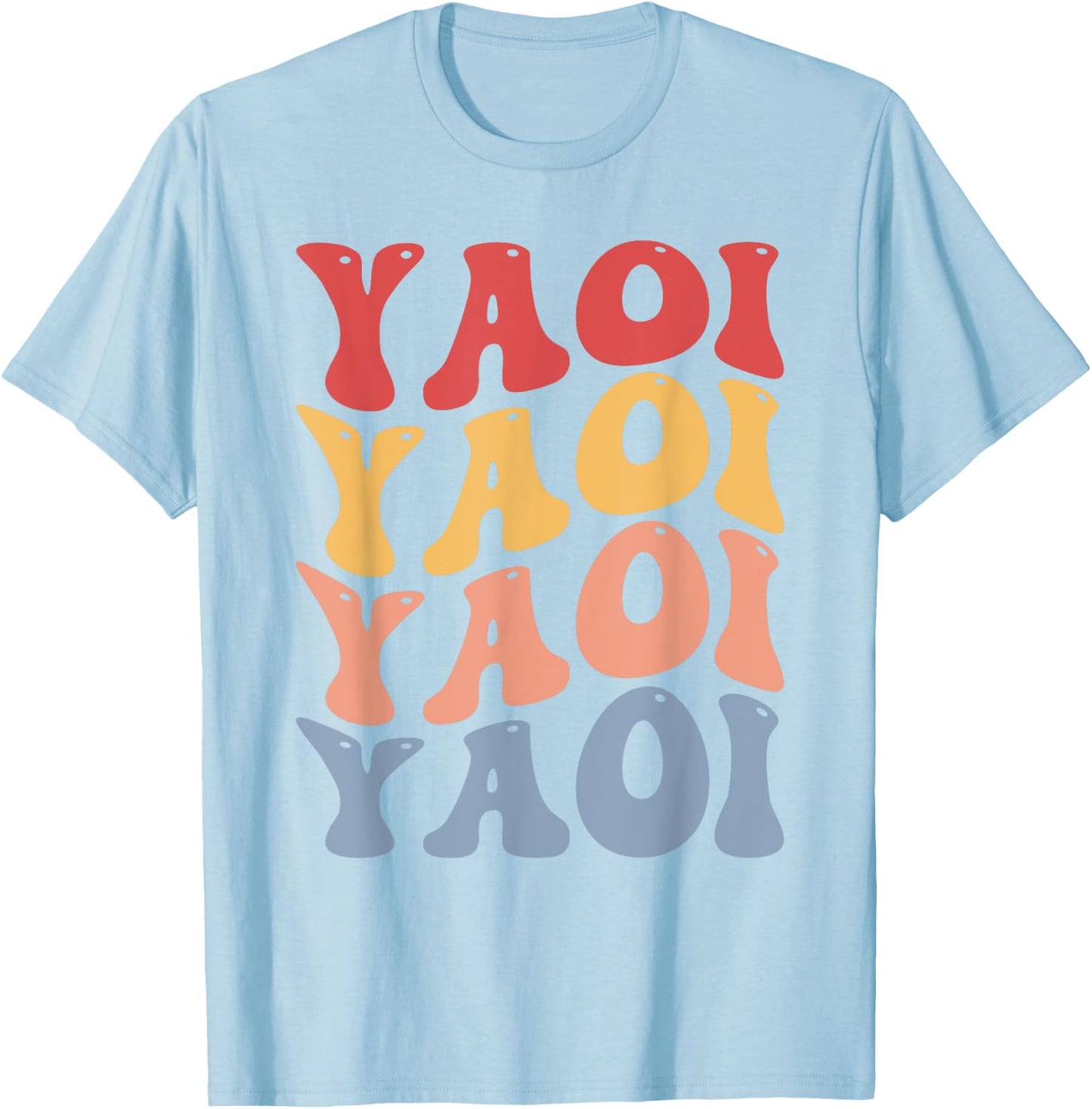 Yaoi Manga BL Groovy T-Shirt - T-Shirt | Light Blue