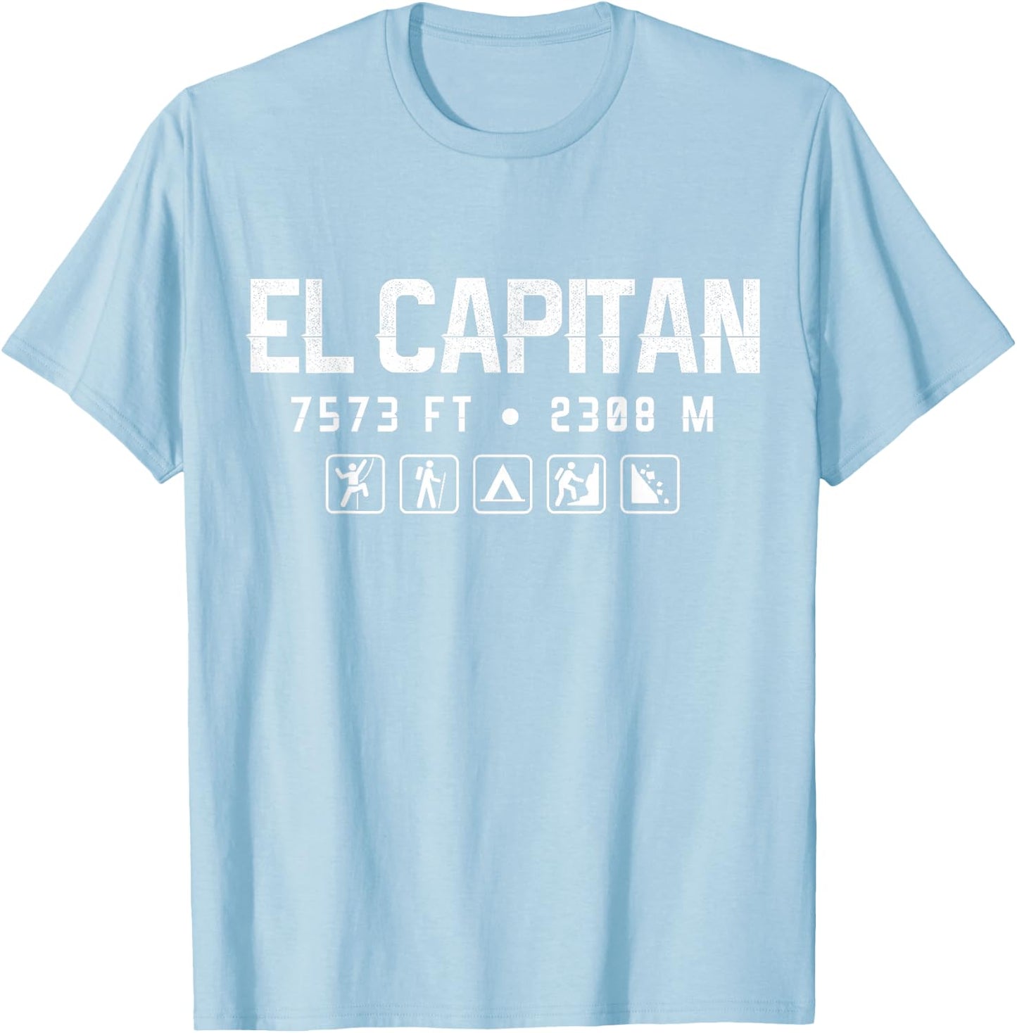 El Capitan, California (Yosemite National Park) Shirt T-Shirt - T-Shirt | Light Blue
