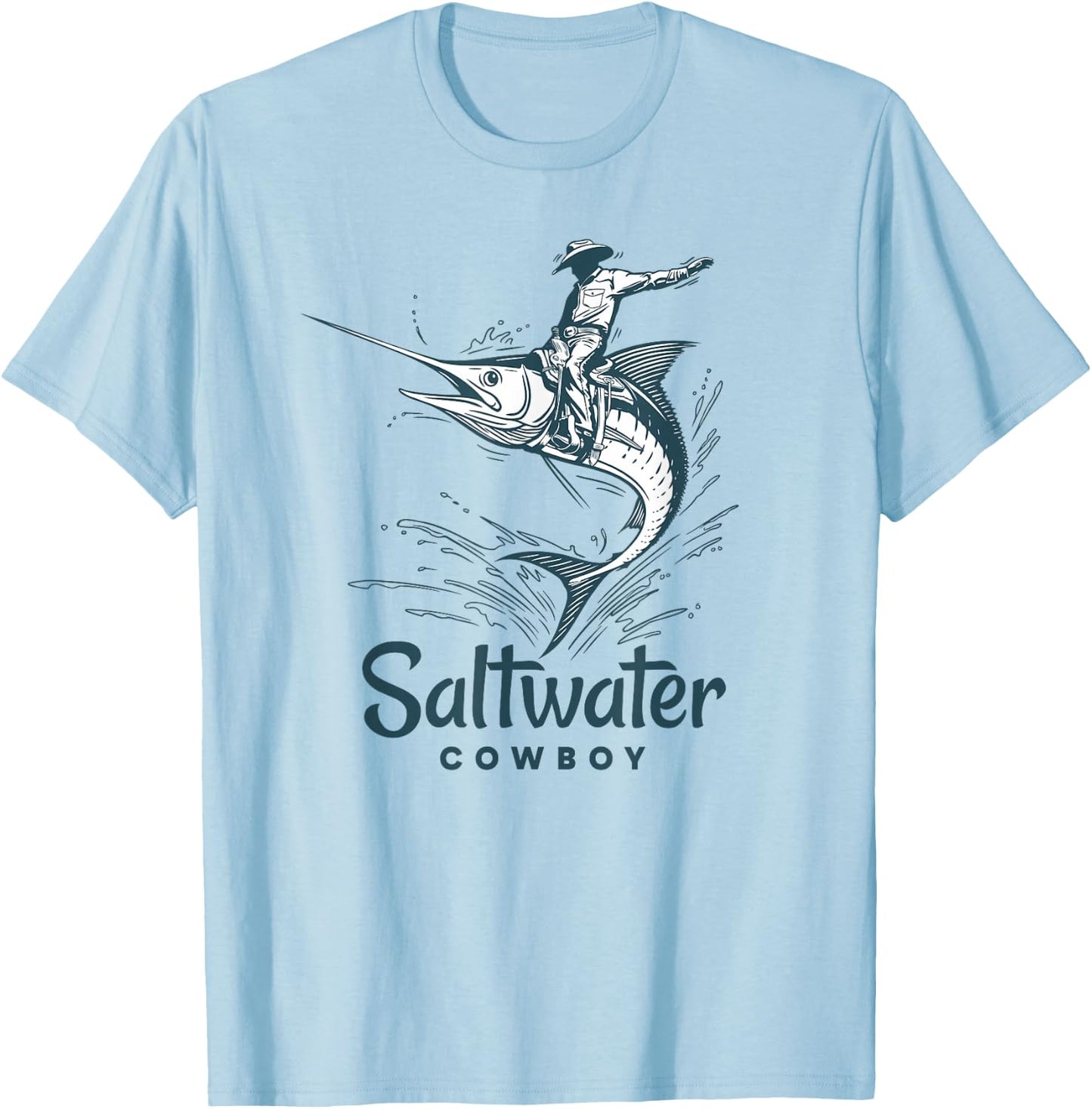 Saltwater Cowboy T-Shirt - T-Shirt | Light Blue