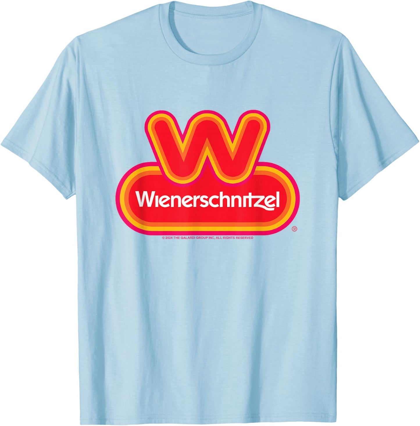 Wienerschnitzel Classic Logo Chest Emblem T-Shirt - T-Shirt | Light Blue