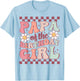 Papa of The Birthday Girl Retro Family Groovy Birthday Party T-Shirt - T-Shirt | Light Blue