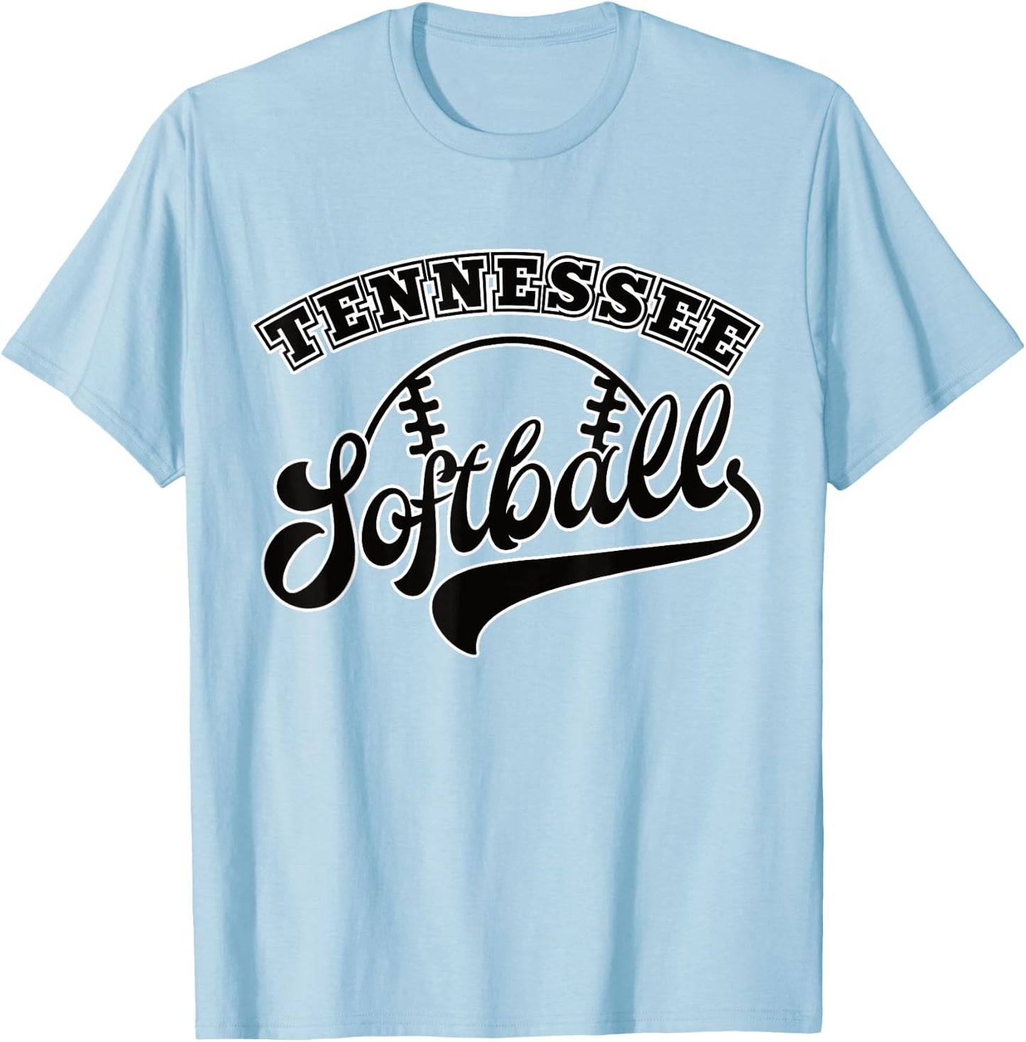 Tennessee Softball - Softball Fan T-Shirt - T-Shirt | Light Blue