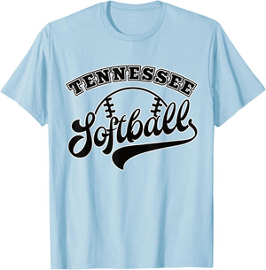 Tennessee Softball - Softball Fan T-Shirt - T-Shirt | Light Blue