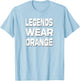 Legends Wear Orange T-Shirt - T-Shirt | Light Blue
