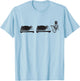Two Turn Tables And A Microphone Old School Hip-Hop Rap T-Shirt - T-Shirt | Light Blue