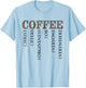 Coffee Christ Offers Forgiveness For Everyone Everywhere T-Shirt - T-Shirt | Light Blue