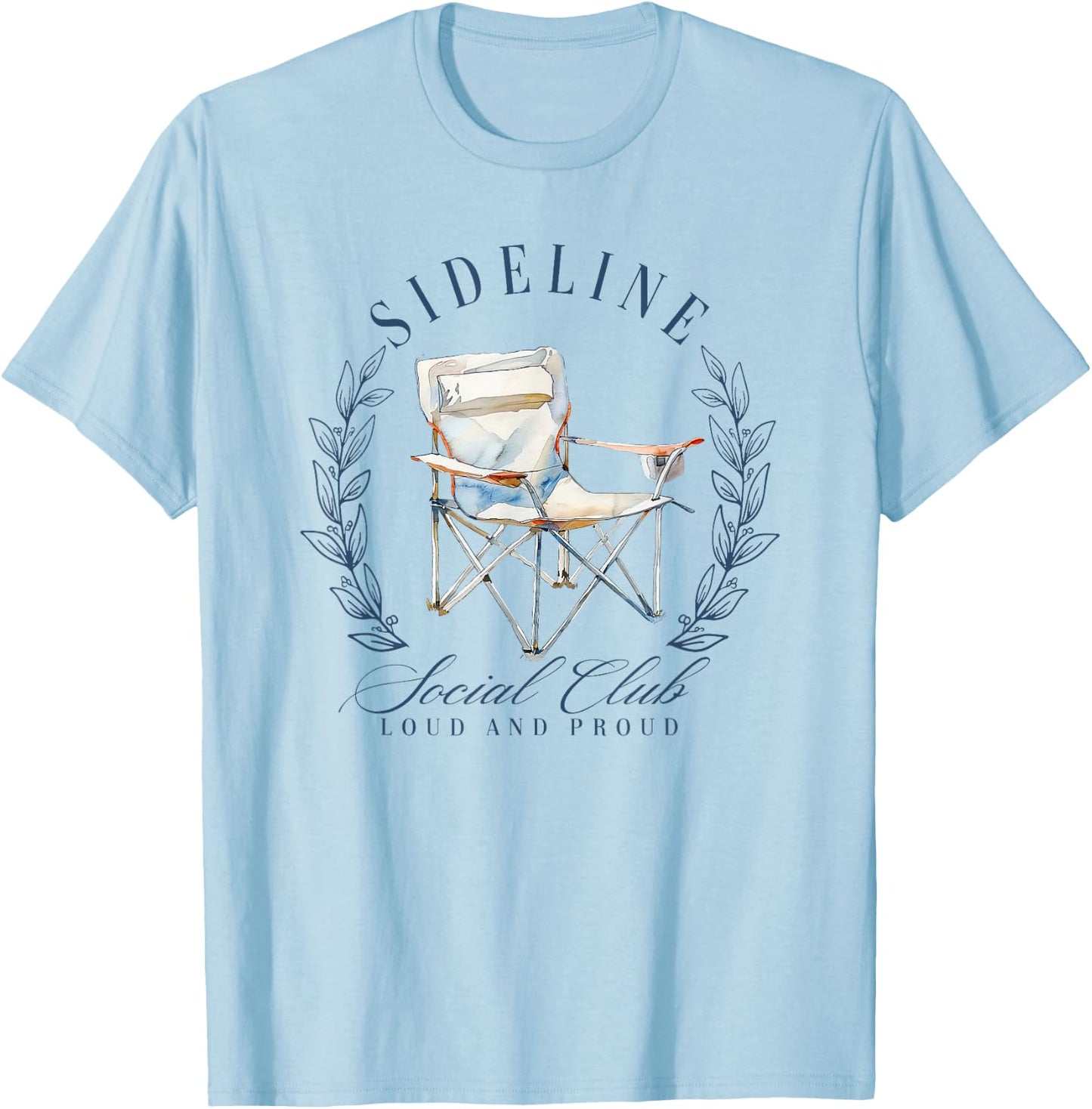Sideline Social Club T-Shirt - T-Shirt | Light Blue