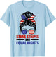 Stars Stripes And Equal Rights T-Shirt - T-Shirt | Light Blue