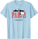 Peanuts - Belle Paris France T-Shirt - T-Shirt | Light Blue