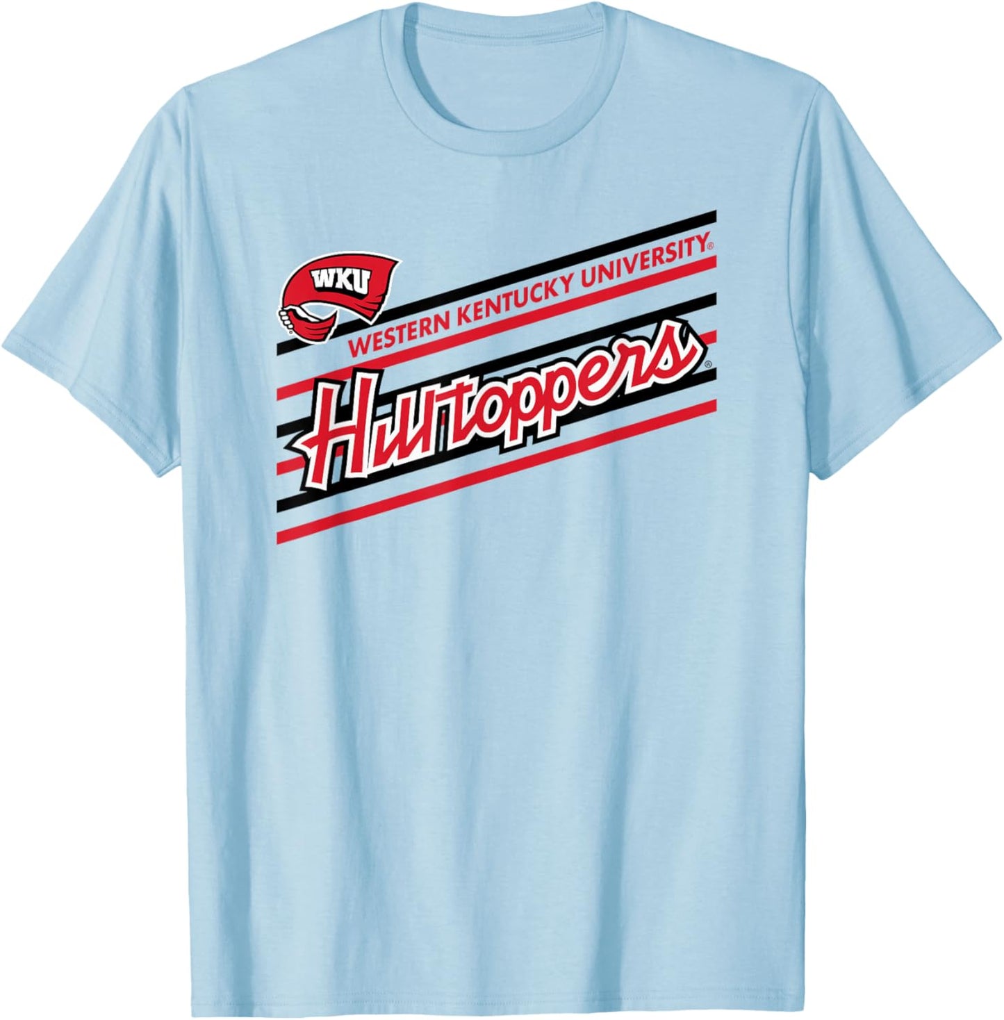Western Kentucky Hilltoppers Retro Performer Gray T-Shirt - T-Shirt | Light Blue
