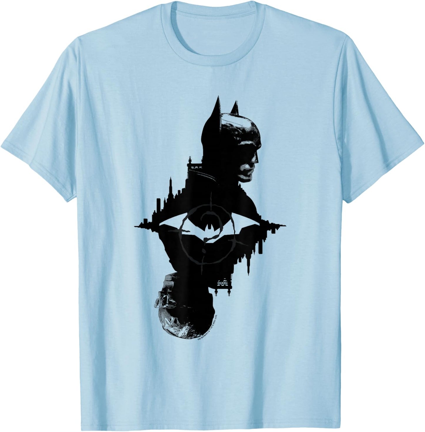 The Batman And The Riddler T-Shirt - T-Shirt | Light Blue