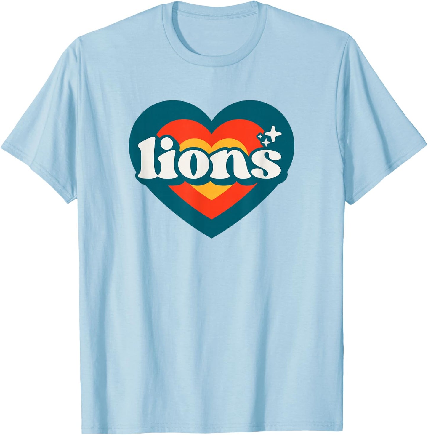 Vintage Lions High School Spirit Go Lions Pride T-Shirt - T-Shirt | Light Blue