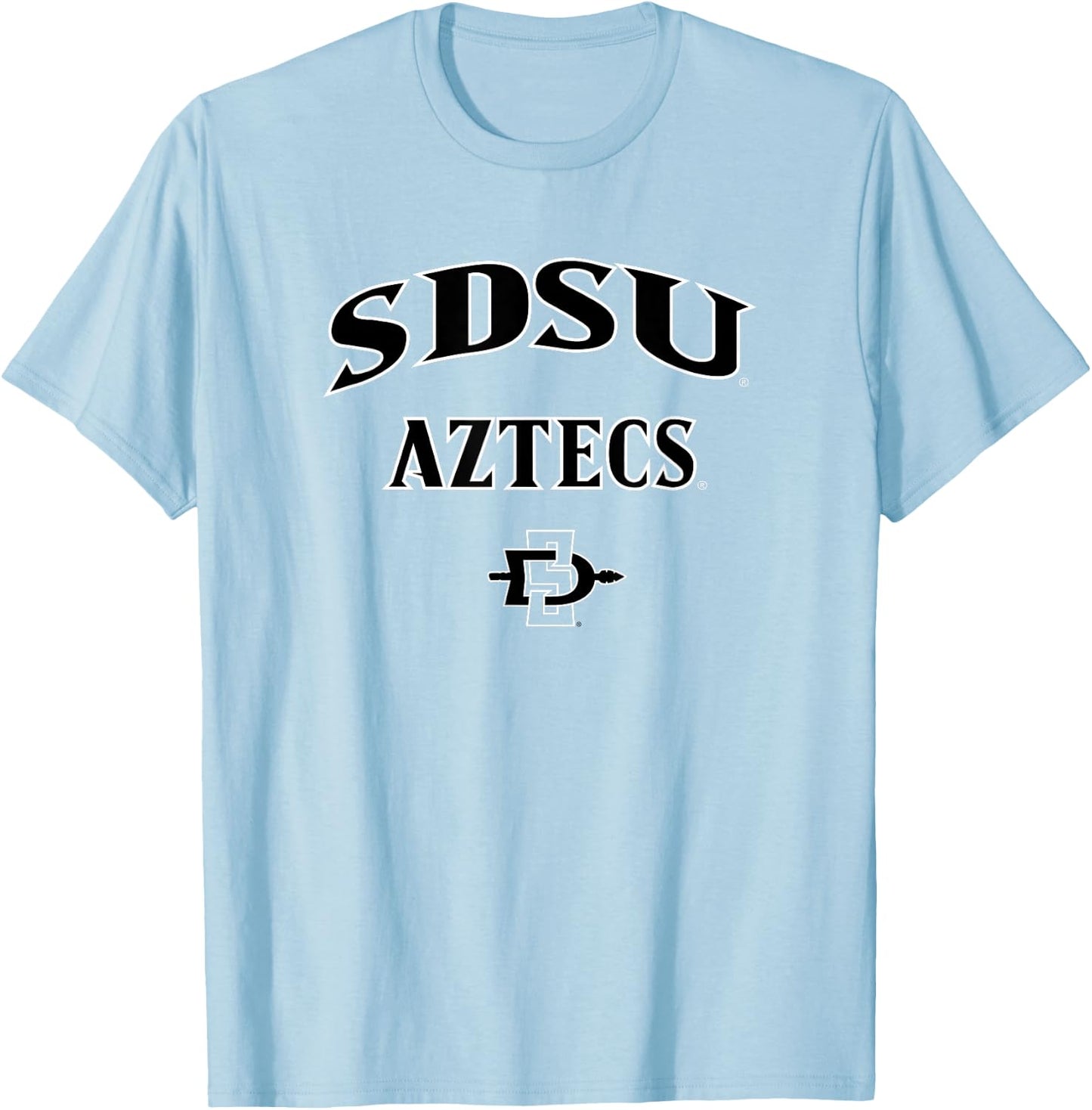 San Diego State Aztecs SDSU Red Officially Licensed T-Shirt - T-Shirt | Light Blue