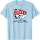 Dr. Seuss Good Cat Established 1957 Women Girls Kids T-Shirt - T-Shirt | Light Blue