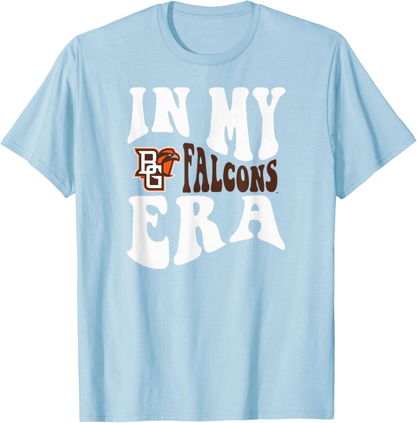 Bowling Green Falcons Era Gray Officially Licensed T-Shirt - T-Shirt | Light Blue