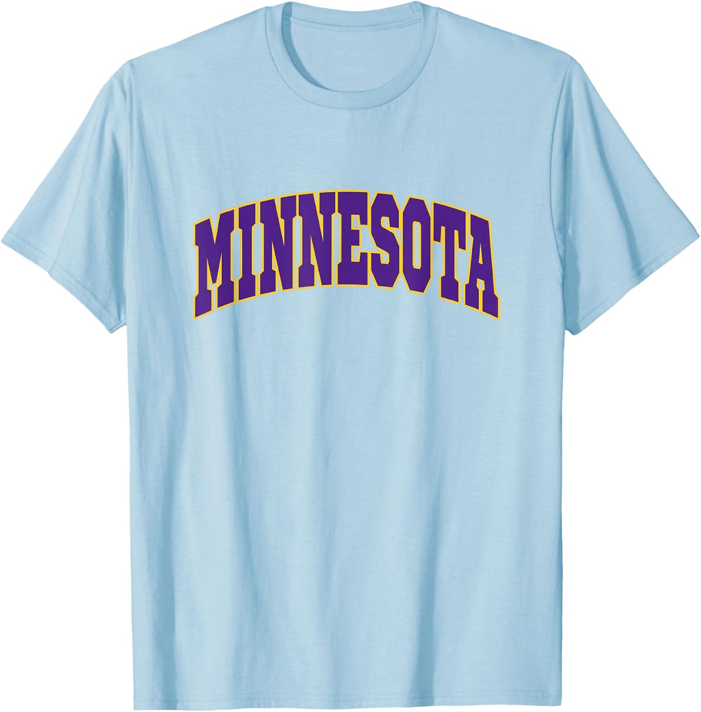Graphic Apparel Co. - MINNESOTA - Classic White -Kids T-Shirt - T-Shirt | Light Blue