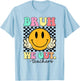 Bruh We Out Teachers End Of School Year Teacher Summer Women Girls Kids T-Shirt - T-Shirt | Light Blue