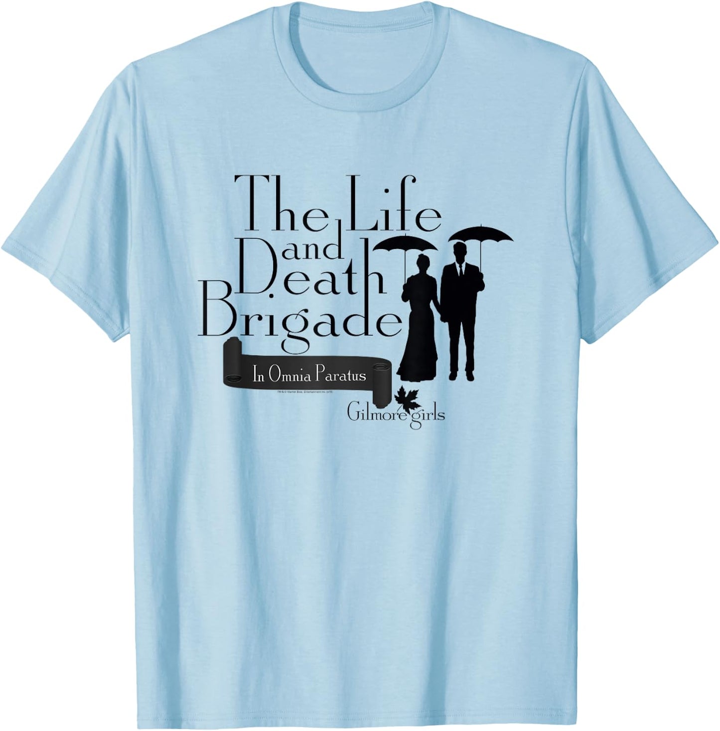 Gilmore Girls The Life and Death Brigade T-Shirt - T-Shirt | Light Blue