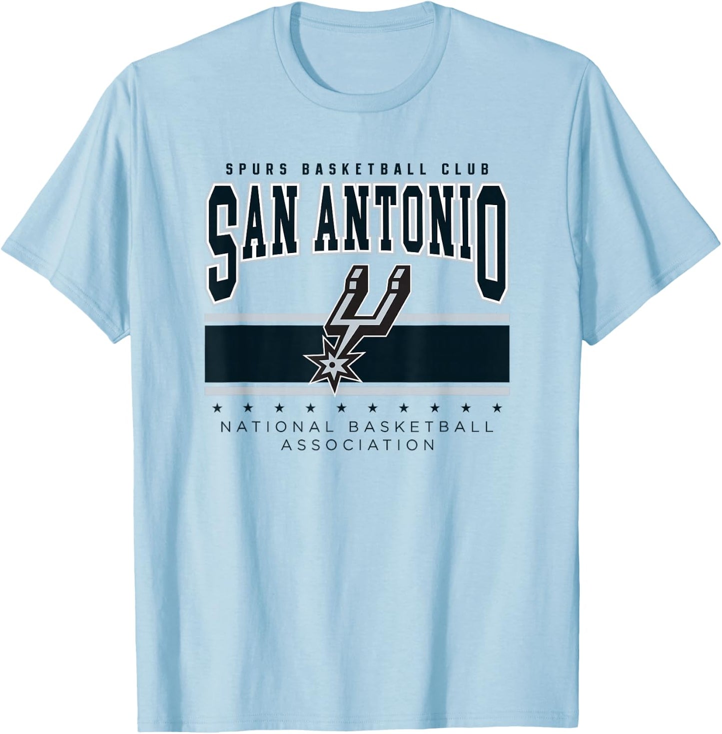 NBA Official San Antonio Spurs Up Top T-Shirt - T-Shirt | Light Blue