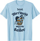 Soul Of A Mermaid: Retro Summer Mermaids Vintage Beach Pinup T-Shirt - T-Shirt | Light Blue
