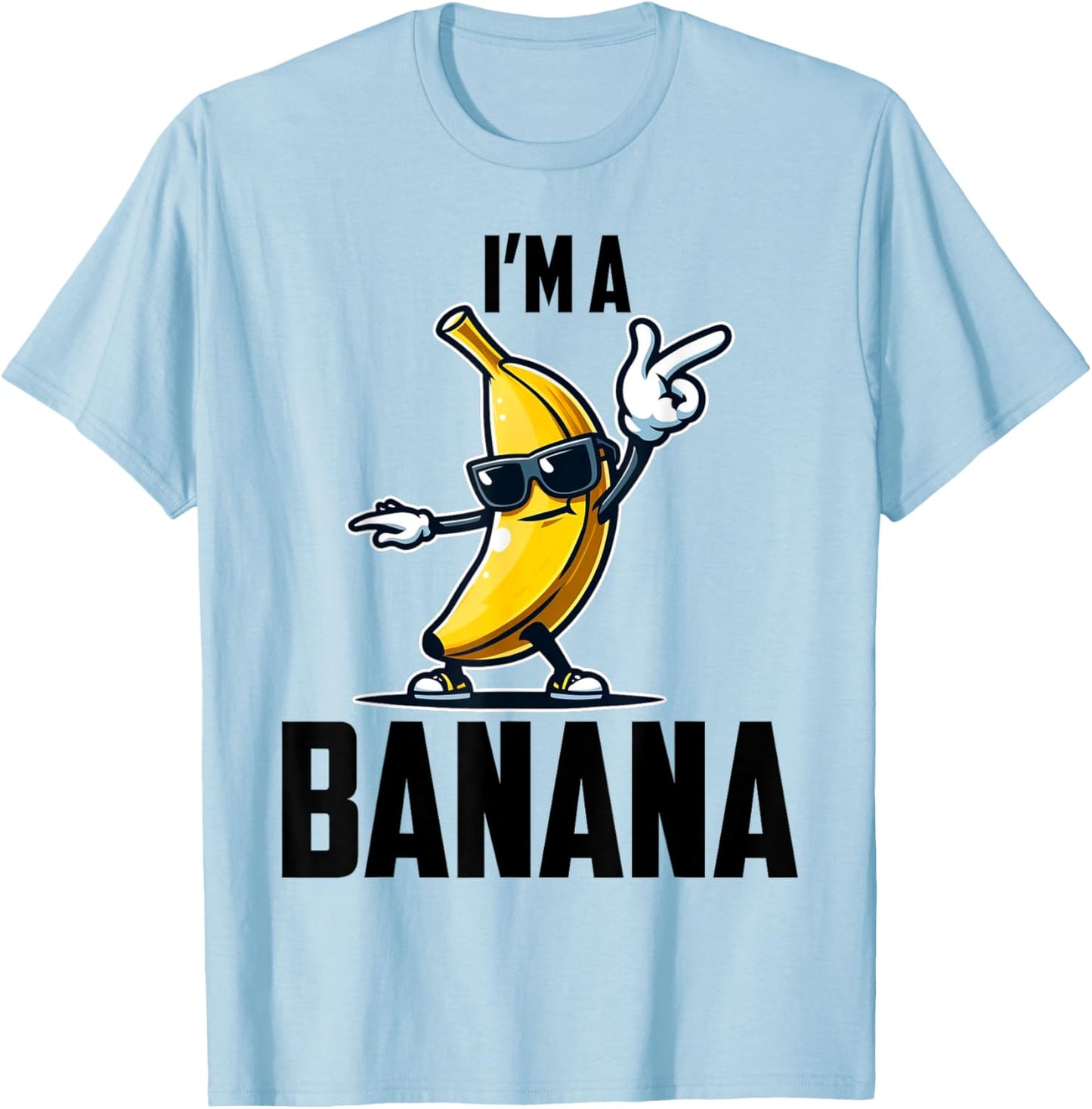 I'm A Banana Shirt Cute Funny Banana Costume Men Women Kids T-Shirt - T-Shirt | Light Blue