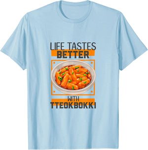 I love Tteokbokki T-Shirt - T-Shirt | Light Blue
