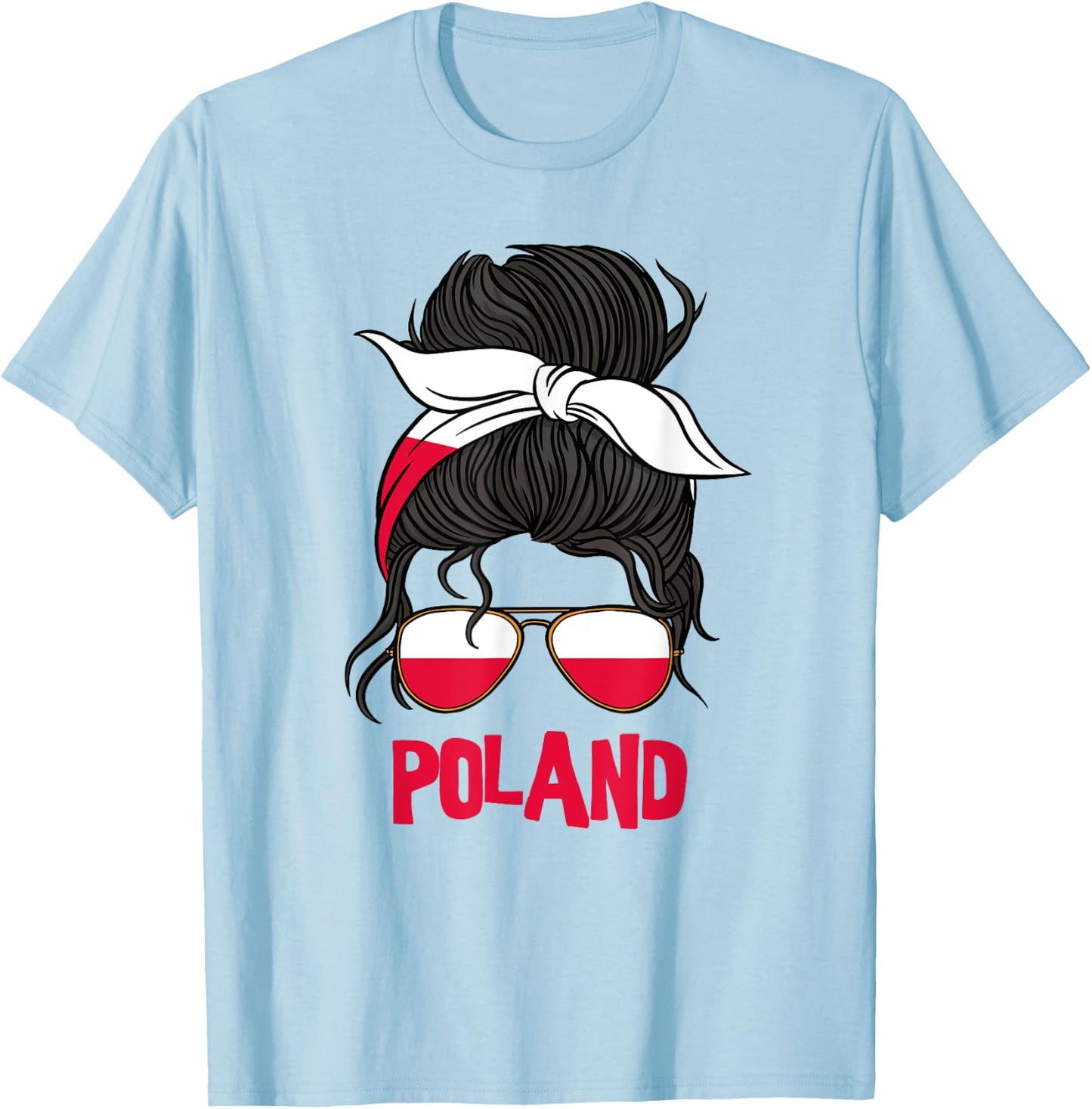 Poland graphic design for girls kid Polish toodler T-Shirt - T-Shirt | Light Blue