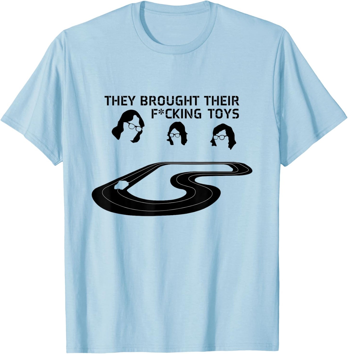 Slap Shot Brothers - They Brought Their Toys Shirt T-Shirt - T-Shirt | Light Blue