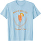 Peach Bellini Cocktail Club T-Shirt - T-Shirt | Light Blue