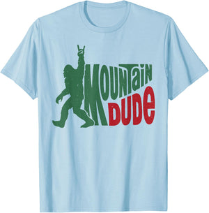 Bigfoot Mountain Dude T-Shirt - T-Shirt | Light Blue