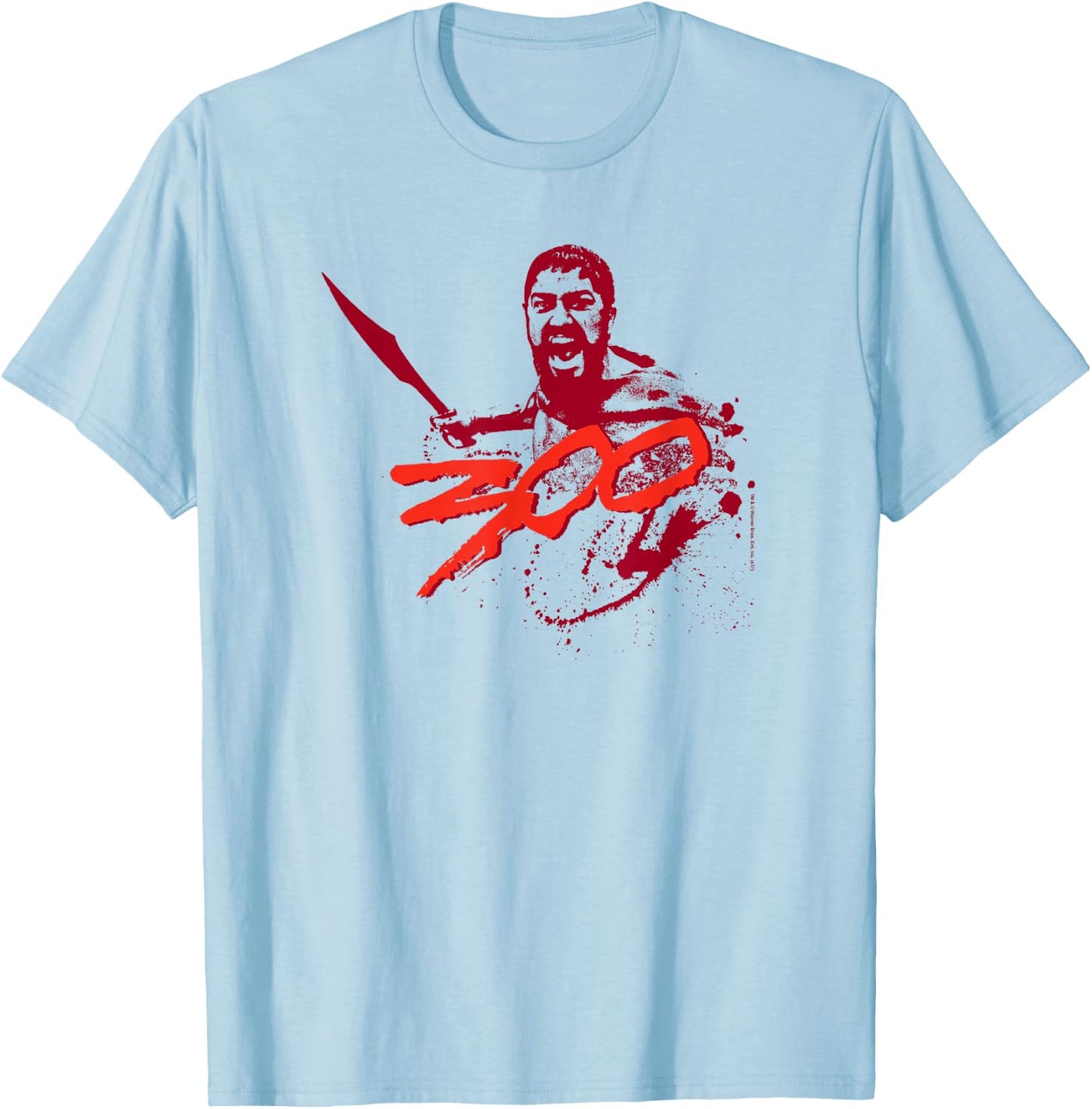 300 Movie Logo T-Shirt - T-Shirt | Light Blue