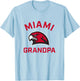 Miami University Ohio Redhawks Arched Grandpa T-Shirt - T-Shirt | Light Blue