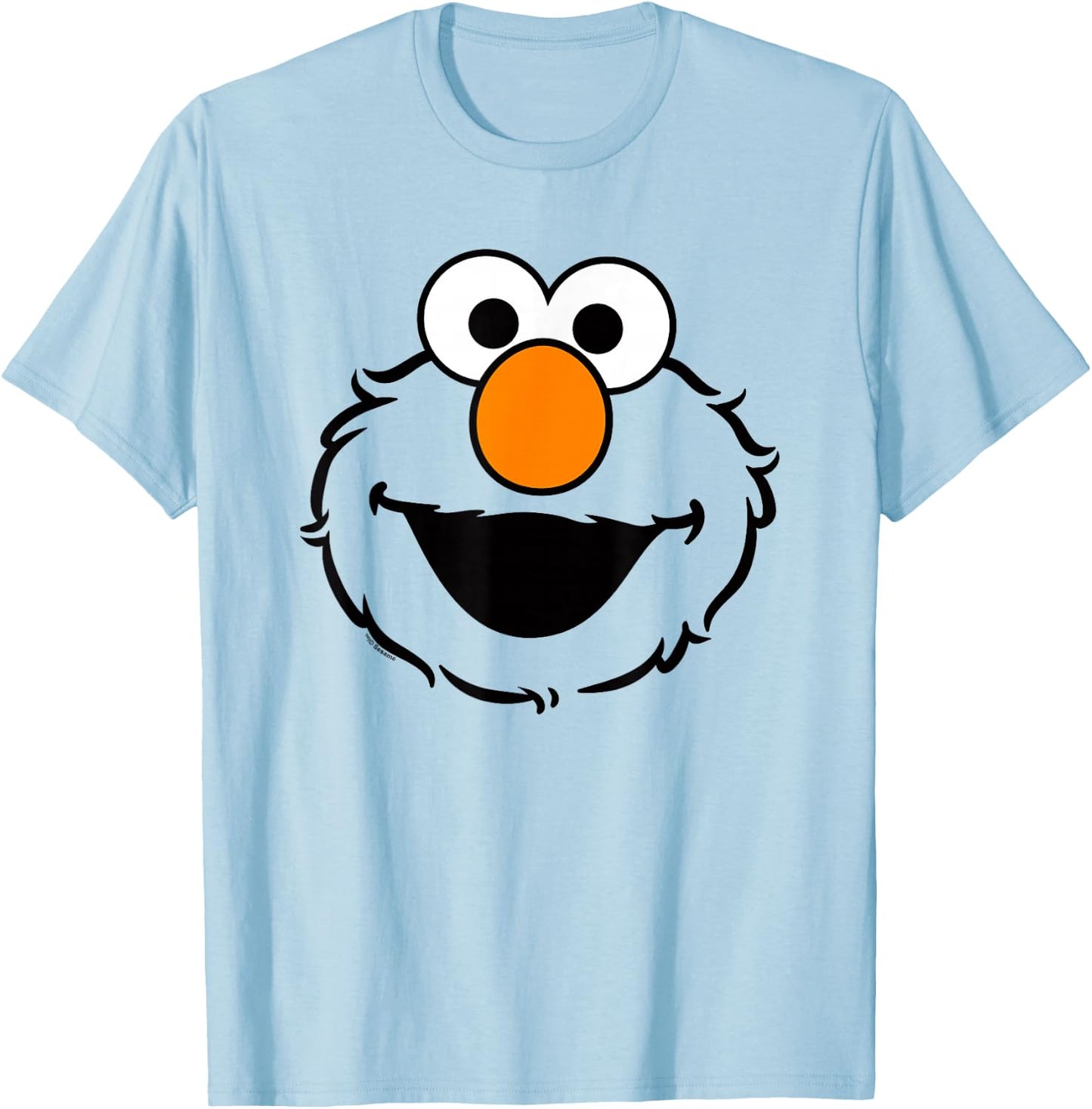 Sesame Street Elmo Full Face Halloween Costume T-Shirt - T-Shirt | Light Blue