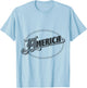 Officiel America The Band Logo T-Shirt - T-Shirt | Light Blue