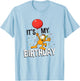 Garfield It's My Birthday Confetti Celebration Logo T-Shirt - T-Shirt | Light Blue