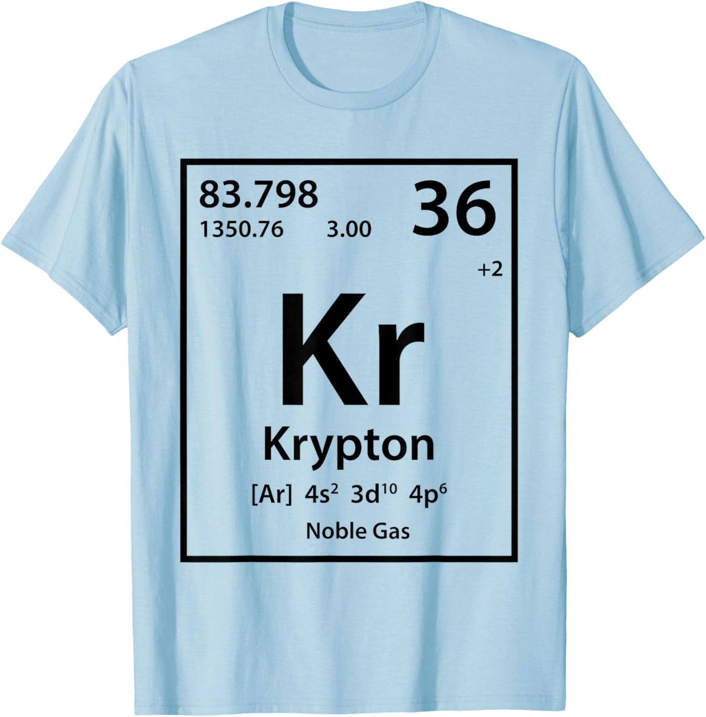 Krypton Element (black) T-Shirt - T-Shirt | Light Blue