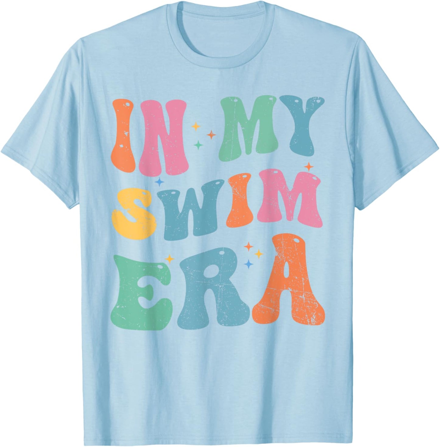Retro In My Swim Era Swimming Swimmers Women Men Kids T-Shirt - T-Shirt | Light Blue