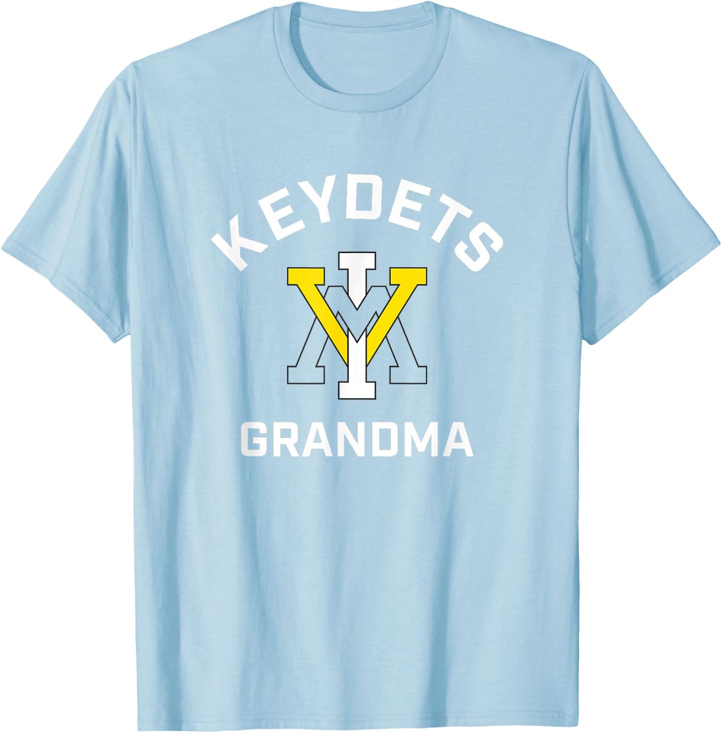 Virginia Military Institute VMI Keydets Arched Grandma T-Shirt - T-Shirt | Light Blue
