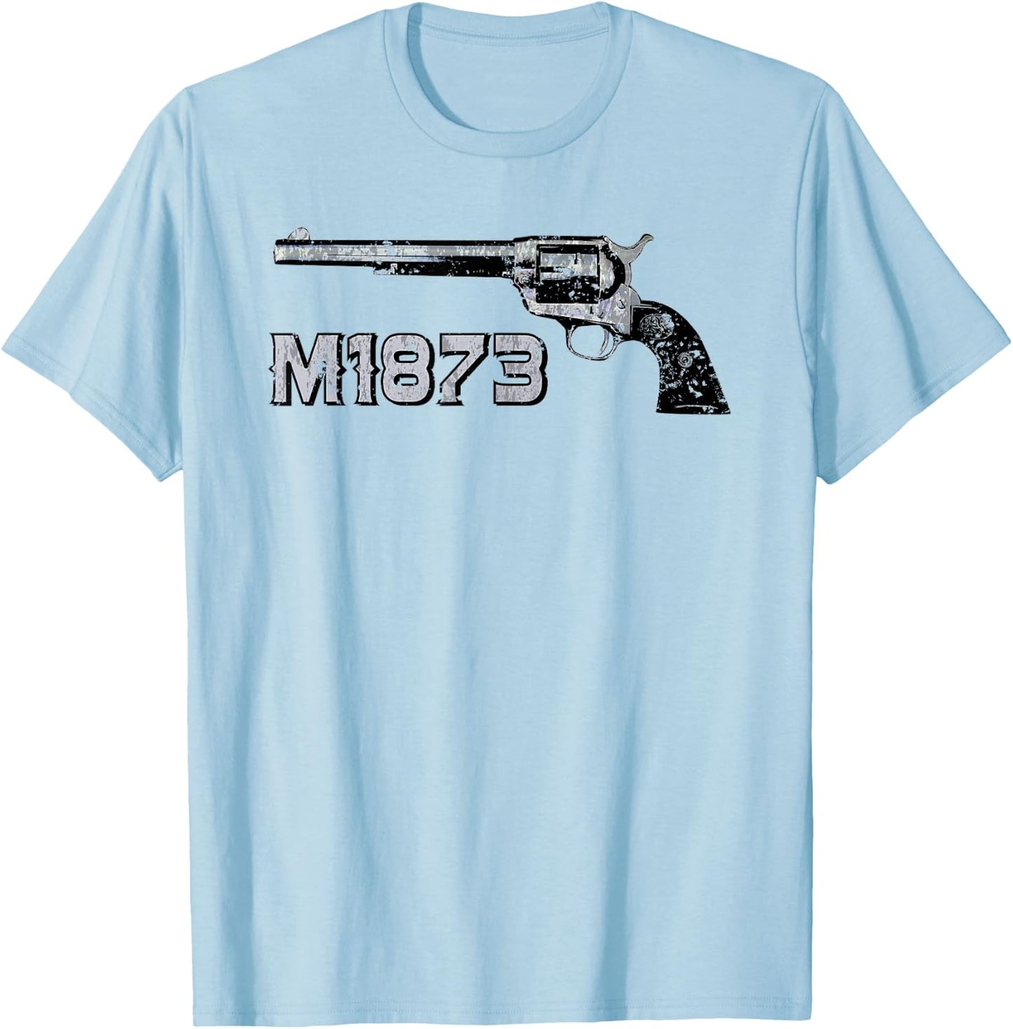 Revolver SAA M1873 Single Action Army T-Shirt - T-Shirt | Light Blue