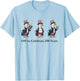 Off to Celebrate 250 Years American 250th Anniversary T-Shirt - T-Shirt | Light Blue