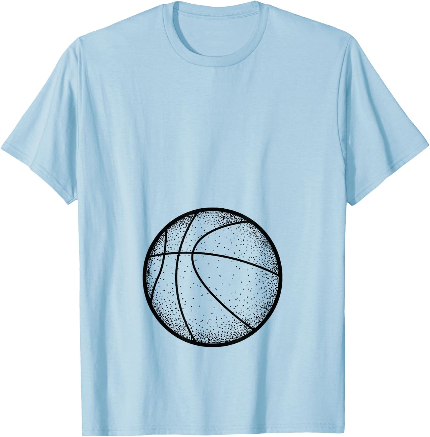 Baby to Be Basketball Baby Pregnancy Announcement Mom to Be T-Shirt - T-Shirt | Light Blue