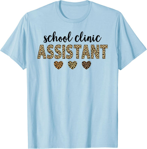 school clinic Assistant Squad Funny Assistant Leopard