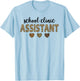school clinic Assistant Squad Funny Assistant Leopard T-Shirt - T-Shirt | Light Blue