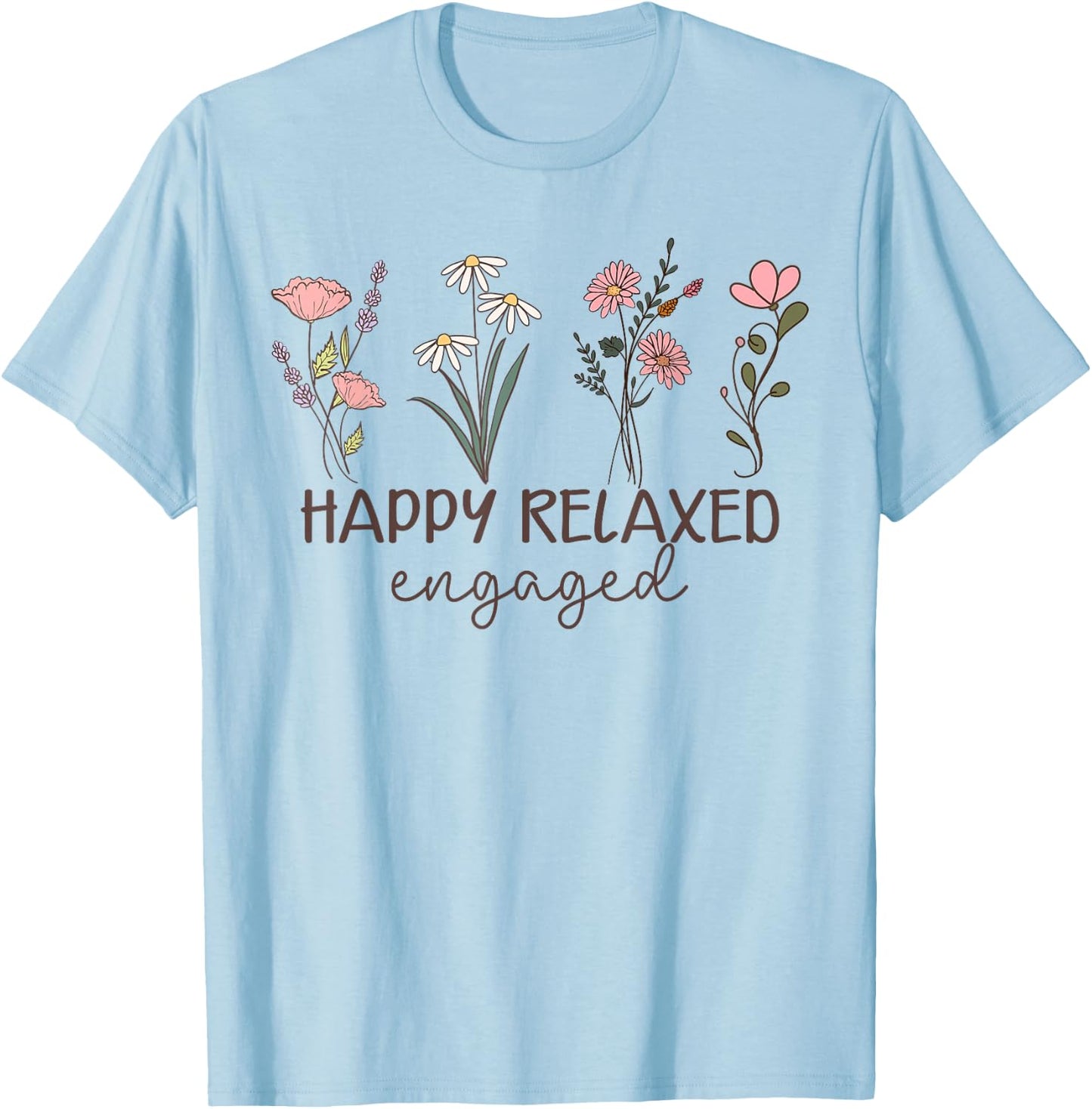 ABA Behavior Teacher Groovy Men Women T-Shirt - T-Shirt | Light Blue