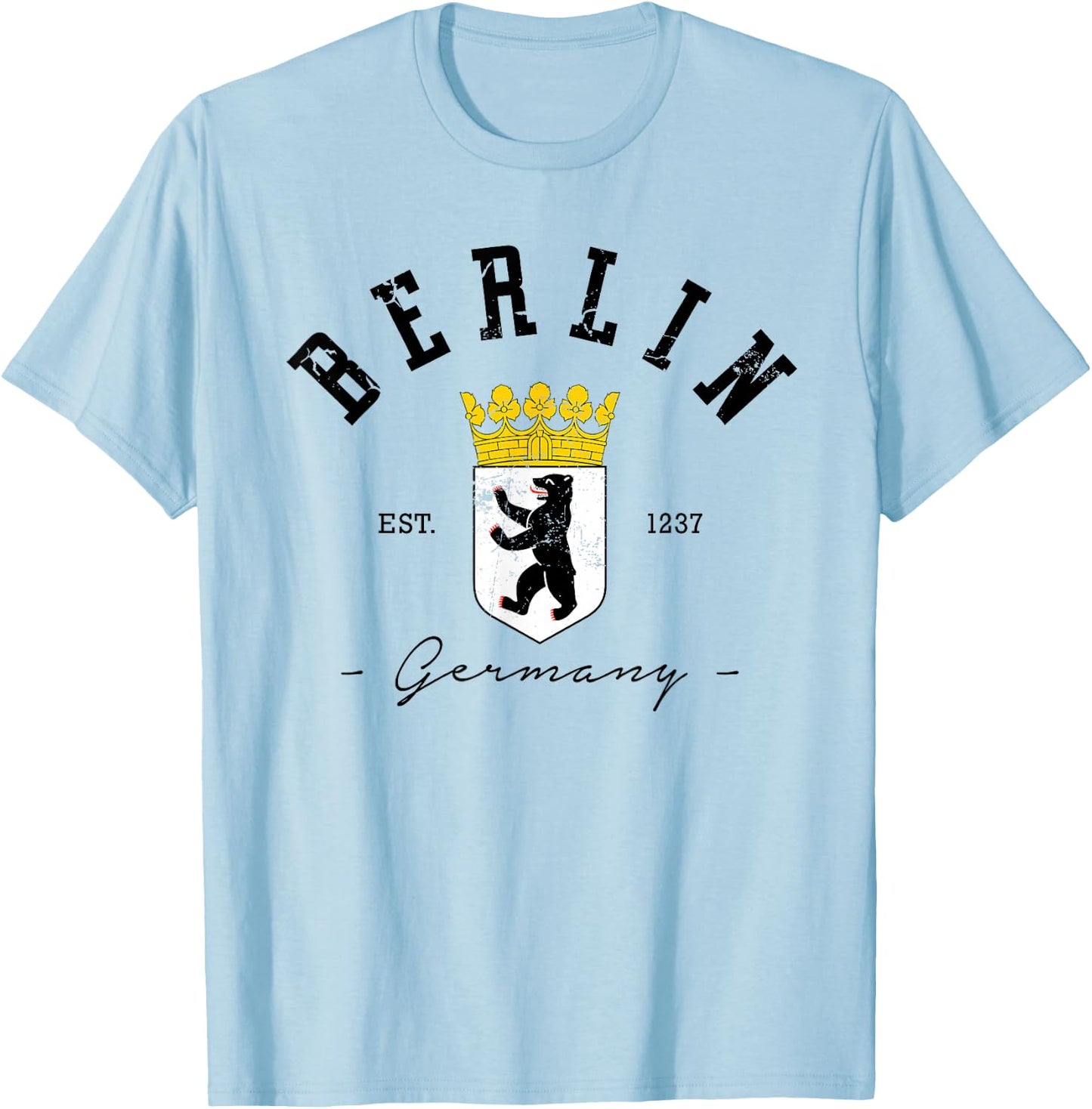 Berlin Germany Berlin City Berlin Gift, Germany vacation T-Shirt - T-Shirt | Light Blue