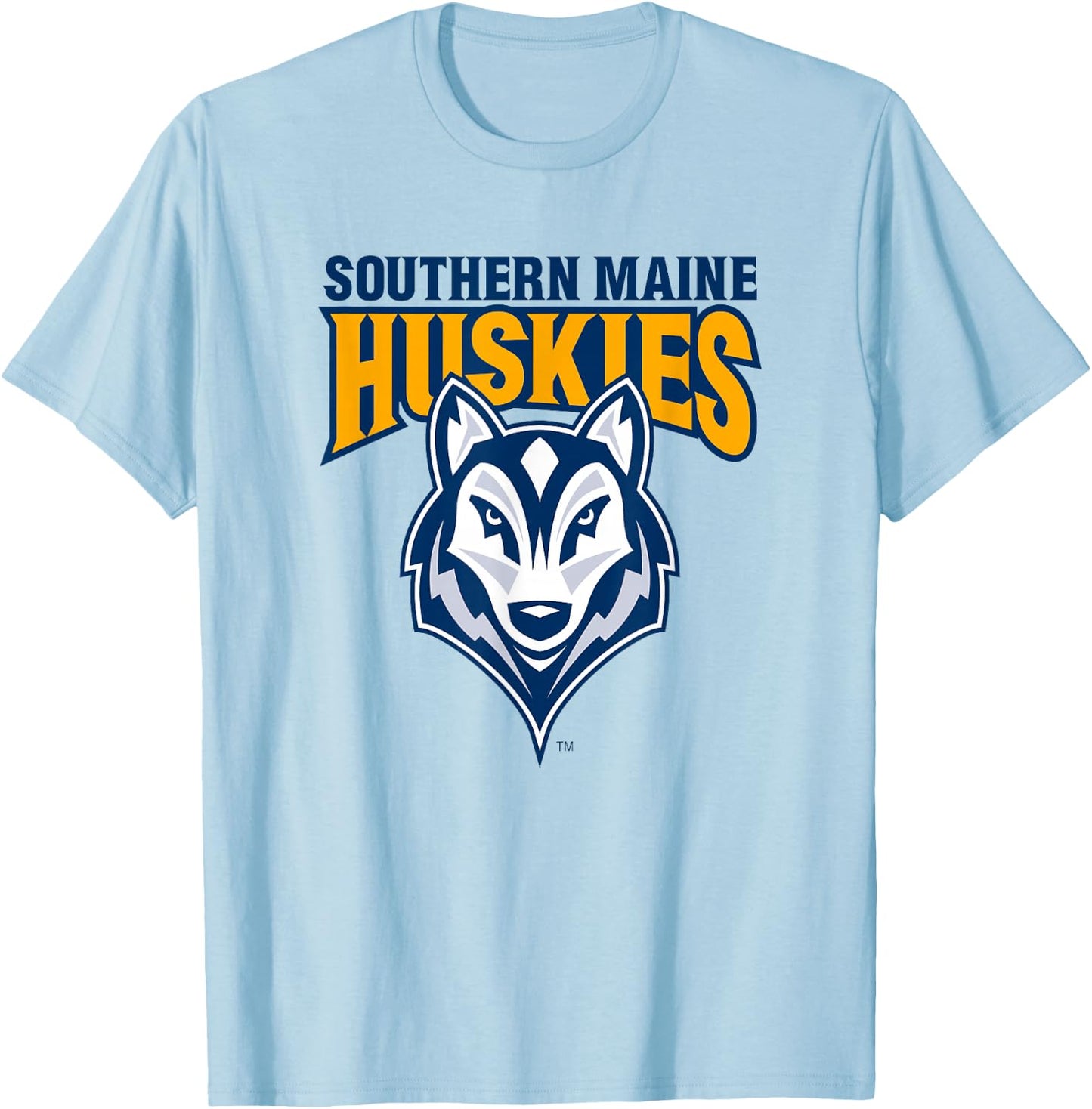 University of Southern Maine USM Huskies T-Shirt - T-Shirt | Light Blue